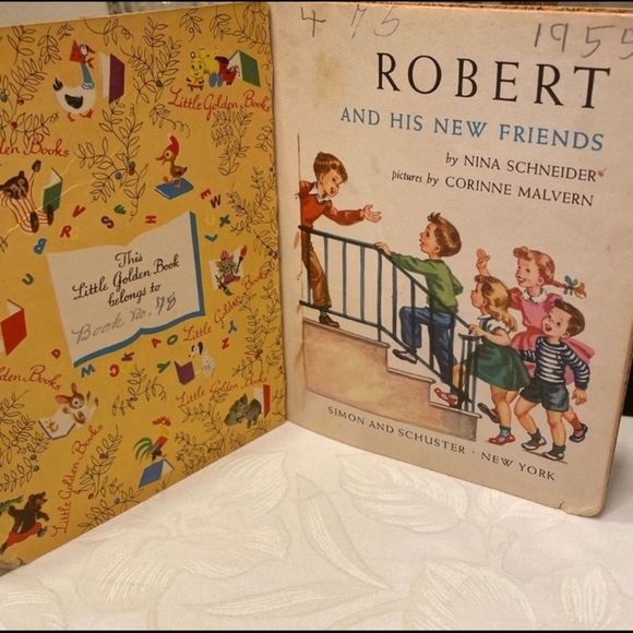 Vintage Little Golden ‘Robert And His New Friends’ First Edition - Picture 4 of 7